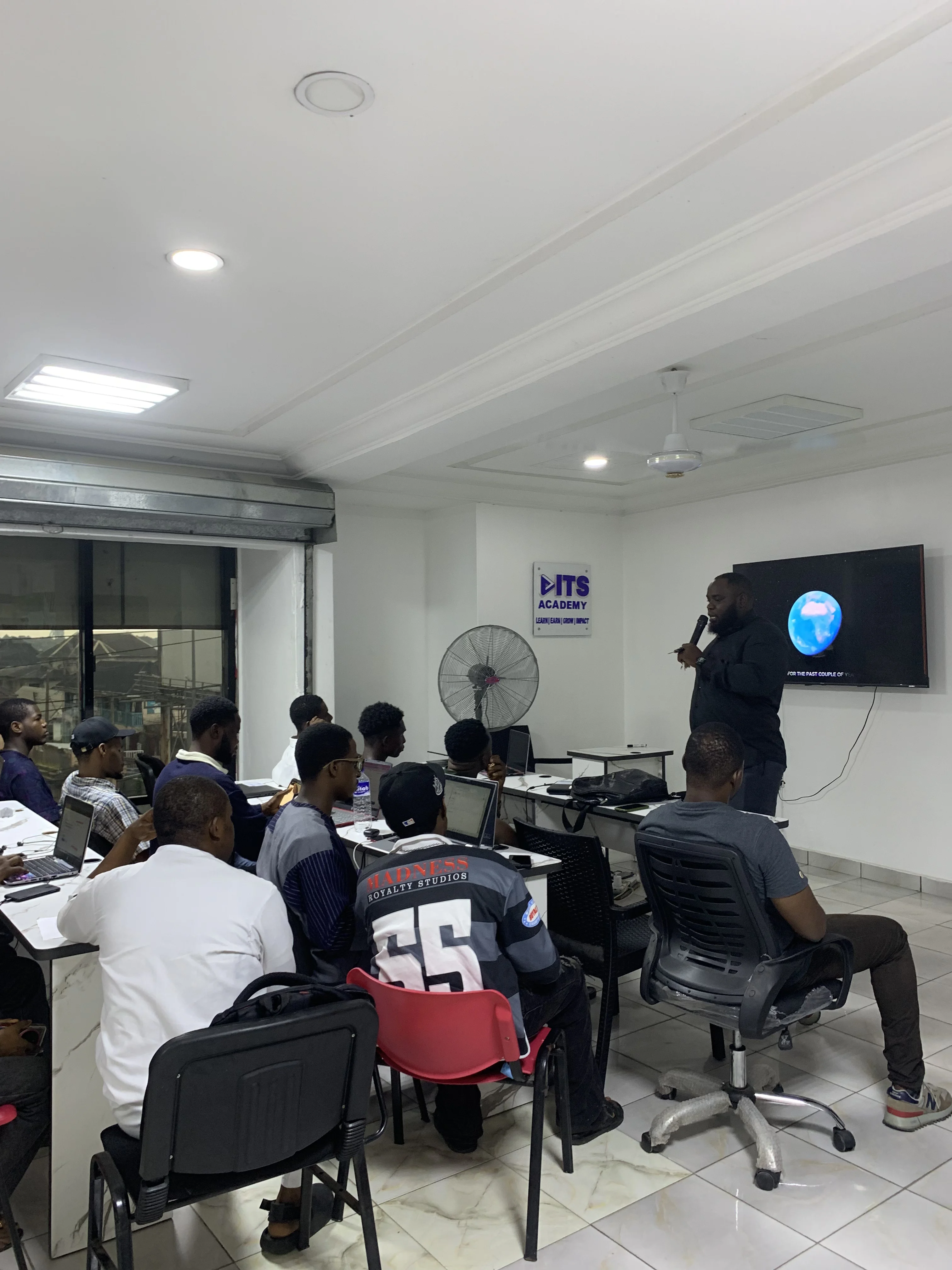 CEO addressing the graduants